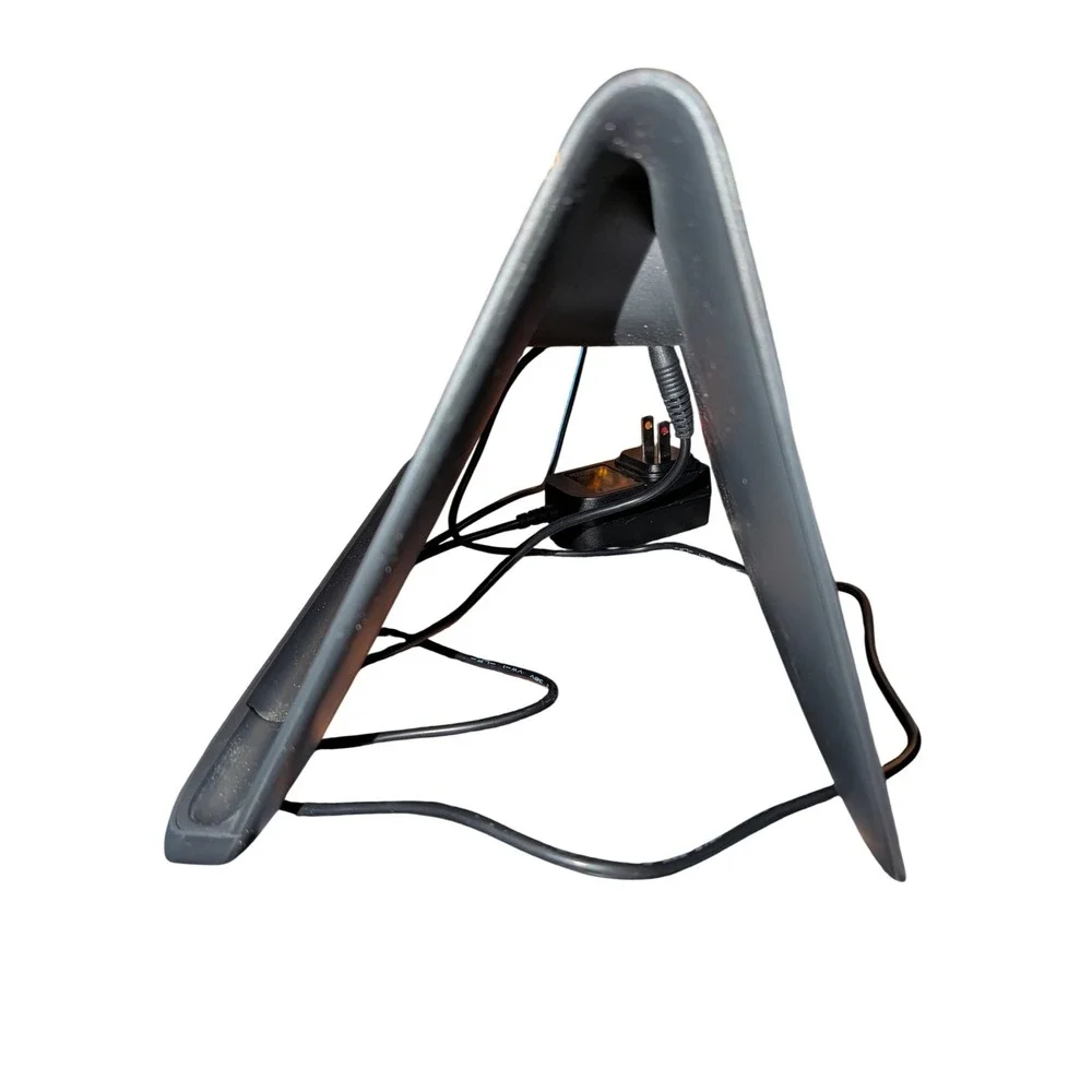 Anker PowerWave 10 Dual Wireless‎ Charging Pad Stand Gray Fabric A2571 with Plug